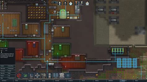 rimworld electric shorts at night.